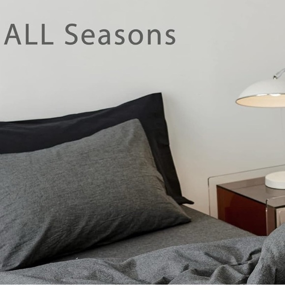 Gray Modern Pillow Set with Textured Design - Picture 1 of 3